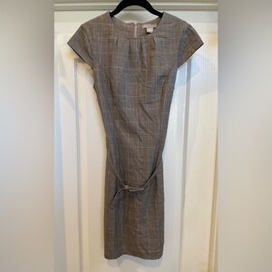 H&M Gray Plaid Dress